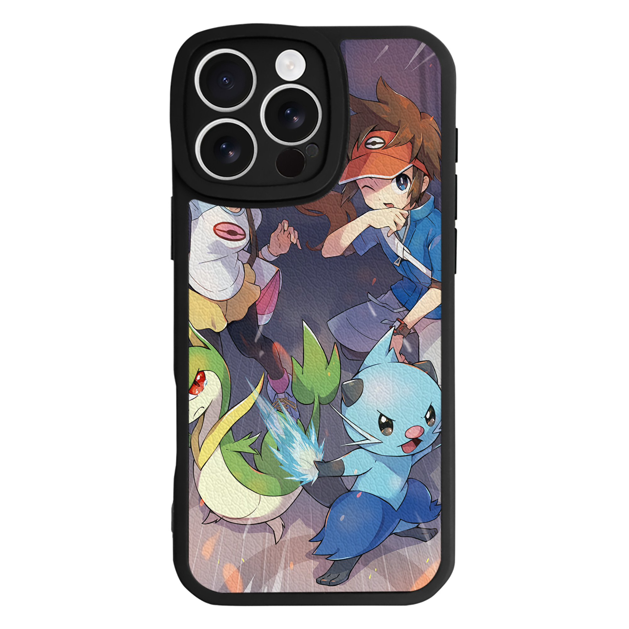 （画像用） ポケットモンスター Pokémon 【iPhone 16シリーズ対応】シリコンスマホケース（レザー調） 材質：シリコン